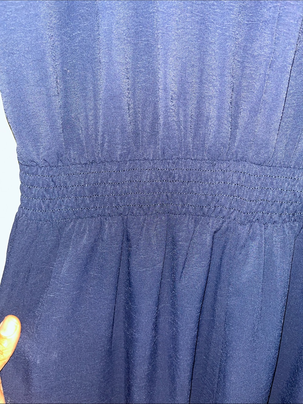 SHEIN Navy Wrap-Style Maxi Dress - Picture 14 of 14